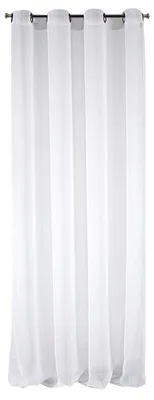 Zdjęcie produktu dla Eurofirany 364475, Przezroczysty, Biały, Monochromatyczny, Poliester, Pierścień, 70 g/m²