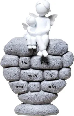 Produktbild von Engel mit Kind auf Stein "Du bist mein ein und alles"