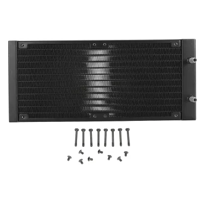 Image de Radiateur de refroidissement liquide pour PC – Échangeur de chaleur en aluminium à 12 tubes, épaisseur 6-7 mm