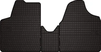 Obrázok produktu pre Gumové autorohože na mieru pre: Toyota ProAce I (2013-2016, dodávka 1. řada) černé, sada 3 ks, s úchyty