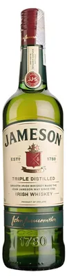 Image de Jameson Original Blended Irish Whiskey, whisky, eau-de-vie, spiritueux, alcool, bouteille, 40 %, 700 ml, 70519900