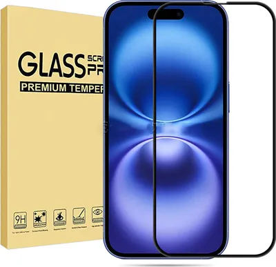 Immagine prodotto di INF Pellicola protettiva per schermo iPhone 16 Pro Max - Confezione da 2 in vetro temperato