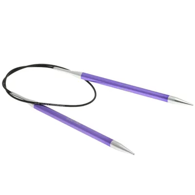 Produktbild von Lana Grossa Knit Pro Rundstricknadel Aluminium Rainbow verschiedene Längen/Stärken Länge Durchmesser 60 cm 6.5 mm