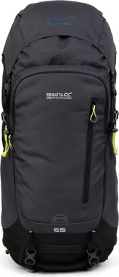 Produktbild von Regatta - Turistický batoh "Highton V2", 65l RG9903 (jedna veľkosť) (čierna/stredne šedá)