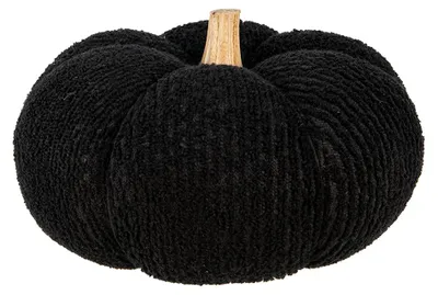 Obrázek produktu pro Clayre & Eef Dekorace Dýně Ø 25x16 cm Černý polyester