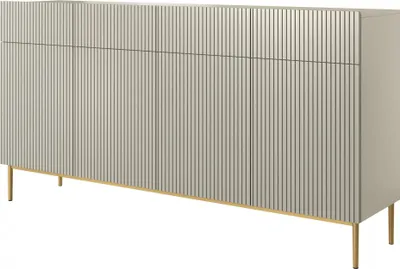 Obrázok produktu pre VEĽKÁ KOMODA SO ZÁSUVKAMI 200 CM PRIESTRANNÁ moderná v ŠTÝLE GLAMOUR