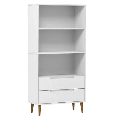 Zdjęcie produktu dla VidaXL 350541, Biały, Drewno, Drewno, Drewno sosnowe, Drewno, 850 mm, 350 mm