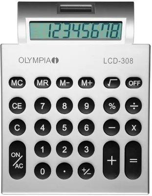 Produktbild von Olympia LCD 308, Desktop, Einfacher Taschenrechner, 8 Ziffern, 1 Zeilen