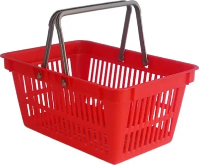Obrázek produktu pro Košík nákupní do samoobsluhy červený CZ 2