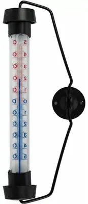 Obrázok produktu pre Okenný teplomer Talen Tools – čierny – plast – 19 cm