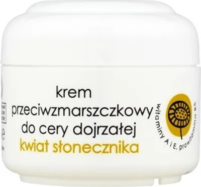 Zdjęcie produktu dla Ziaja - Słonecznikowy krem przeciwzmarszczkowy - krem przeciwzmarszczkowy do cery dojrzałej 50ml