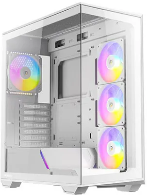 Obrázek produktu pro Antec C3, Midi Tower, PC, Bílá, ATX, ITX, Micro ATX, Sklo, Plast, Ocel, 16 cm