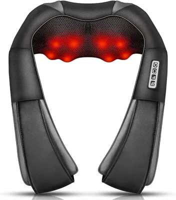 Produktbild von Nackenmassagegerät, Shiatsu 3D, Wärmefunktion, für Nacken und Rücken, für zu Hause und Auto