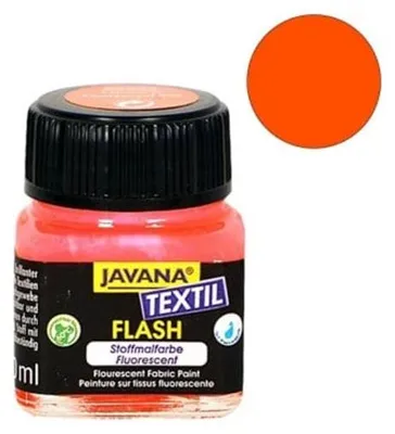 Immagine prodotto di KREUL JAVANA colore per tessuti leggeri 20 ml - arancione fluorescente