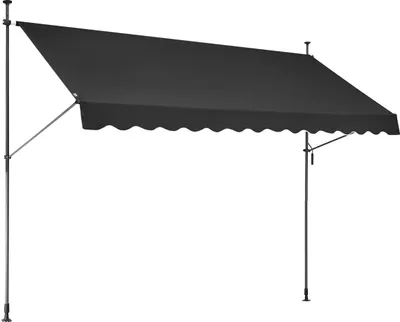 Produktbild von 138x47" Patio Awning Retractable Patio Canopy Sunsetter with Crank Handle