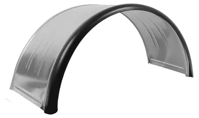 Produktbild von Doppelkotflügel für Anhänger 15-16" DOMAR DK7120 Radlauf 880/400 mm Metall mit Gummikante