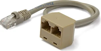 Immagine prodotto di StarTech.com Splitter di rete RJ45SPLITTER Grigio