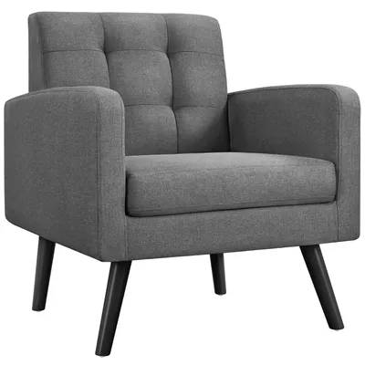 Produktbild von Yaheetech Ohrensessel Sessel mit Armlehnen, Lounge-Sessel Relaxsessel mit getuft