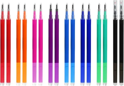 Imagen del producto de Juego de bolígrafos de gel, 16 unidades, 0,7 mm, 8 colores, para uso escolar y de oficina