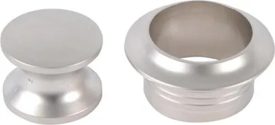 Produktbild von 2x Push & Lock Innenschloss Knauf Ring für Wohnmobile Wohnwagen Caravan Camping