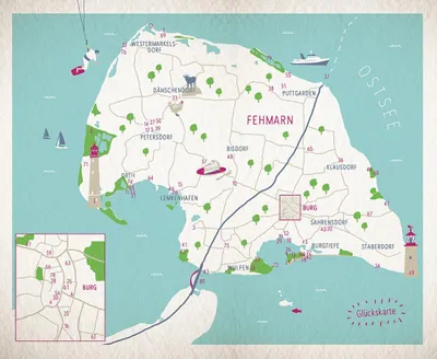 Produktbild von Glücksorte auf Fehmarn