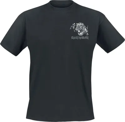 Produktbild von Iron Maiden T-Shirt Herren Number Of The Beast Line Drawing Pocket Print schwarz M