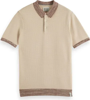 Produktbild von Scotch & Soda 178518 Kurzarm-poloshirt Beige S Mann Beige S