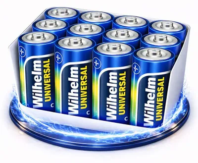 Produktbild von 12 x Baby Wilhelm Alkaline Batterien  C LR14 1,5V