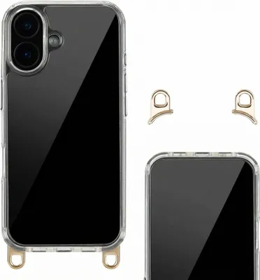 Obrázok produktu pre Zadný kryt Selencia s odnímateľnými háčikmi pre Apple iPhone 16 - Transparentný