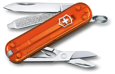 Immagine prodotto di Victorinox Swiss Army Knife, Small, Classic SD, multiutensile, coltellino svizzero con 7 funzioni, lama, lima per unghie, cacciavite
