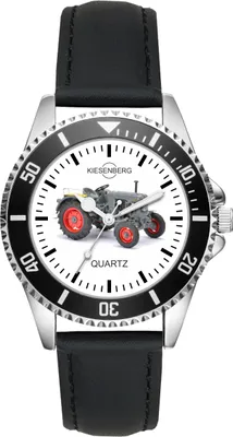 Produktbild von KIESENBERG Herrenuhr Armbanduhr Eicher Diesel ED 16 Trecker Traktor Schlepper Geschenk Fan Artikel Zubehör Fanartikel Analog Quartz Uhr L- 5003