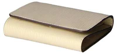 Image de Portefeuille pour femmes, en cuir véritable Madras, fabriqué à la main, fermeture à bouton-pression