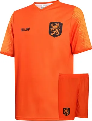 Obrázek produktu pro Sada domácích fotbalových dresů z Nizozemska – oranžová – pro děti i dospělé – XL