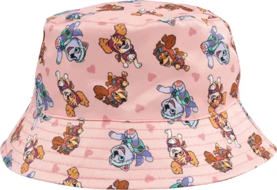 Produktbild von Paw Patrol Fischerhut für Mädchen - Skye, Everest und Zuma Kinder Bucket Hat Sonnenhut Anglerhut Rosa