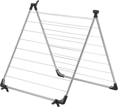 Obrázek produktu pro Sušák na prádlo Metaltex Cervino Plus pro okraj vany 10 M Stříbrná/černá
