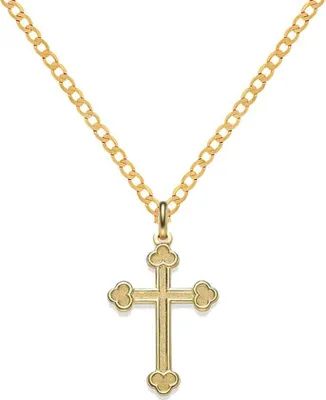 Produktbild von Anhänger Kreuz 585 Gold mit Kette 2,6 mm 585 Gold