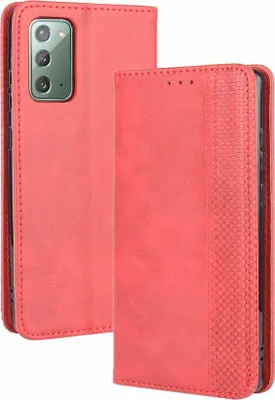 Produktbild von Mobigear Sensation  Samsung Galaxy S20 FE Hülle Klapphülle Geldbörse - Rot