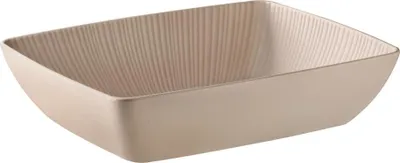 Produktbild von APS 85418 GN 1/2 Schale NERO, Melamin, 3,5 Liter, 32,5 x 26,5 cm, Höhe 7,5 cm, sand