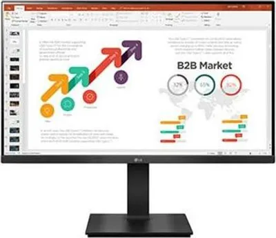 Produktbild von LG 27BP45YP-B, 68,6 cm (27"), 1920 x 1080 Pixel, Full HD, LED, 5 ms, Schwarz