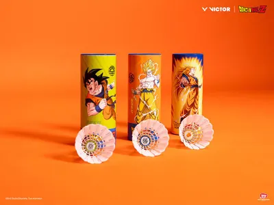 Produktbild von Carbonsonic Badmintonbälle VICTOR x DRAGON BALL Z NCS-DBZ F