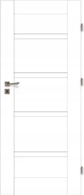 Produktbild von Innentür rechts 84,4x20cm Weiß MDF 3 Scharniere
