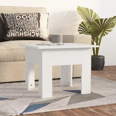 Obrázok produktu pre vidaXL Konferenčný stolík biely 55x55x42 cm Drevo Materiál