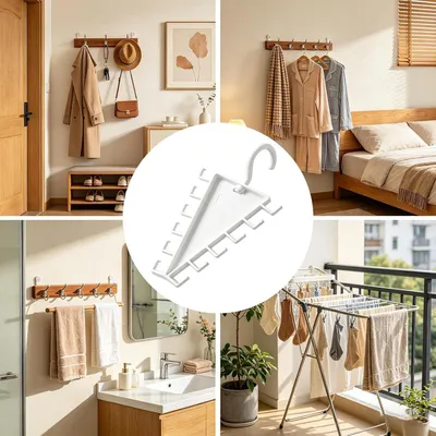 Produktbild von Rutschfeste Kleiderbügel für Hemden, Hosen und Accessoires