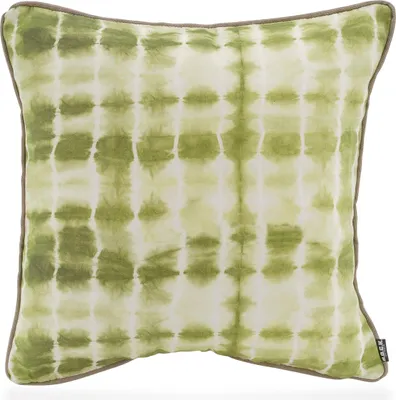 Produktbild von H.O.C.K. Badu Batik Midnight Outdoor Kissen mit Keder 50x50cm col. 08 grün