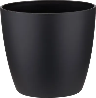 Produktbild von elho brussels Rund Mini 7cm Übertopf - lebhaft schwarz