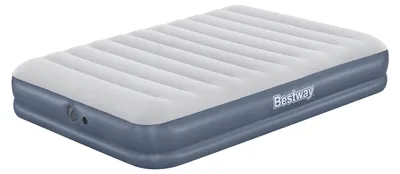Image de Bestway® TriTech® Lit à air double avec pompe électrique mobile à batterie 203 x 152 x 36 cm
