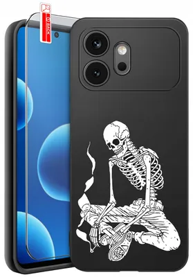 Produktbild von Hüllen für das Honor 600 – Designs | Mattes Silikon-Case + 9H-Glas