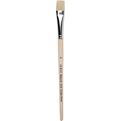 Produktbild von Creativ Company Holzpinsel Pinselset - 12 Stück - Größe 14 - Malen