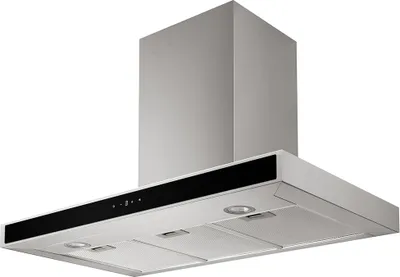 A modern kitchen range hood.