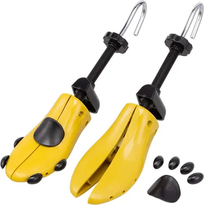Produktbild von Schuhspanner zum Dehnen der Schuhe, verstellbar, Set 2 Stück Gelb 40-46